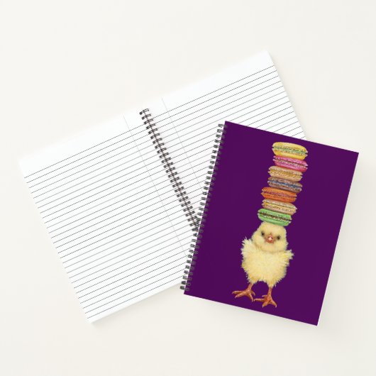 Mijn Macarons Peep-laptop Notitieboek (Binnen)