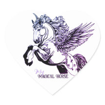 Mijn Magische Paard Hart Stickers