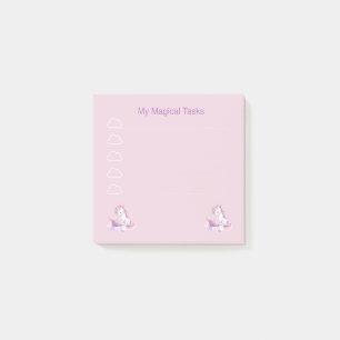 Mijn Magische Taken Cute Eenhoorn Takenlijst Roze Post-it® Notes