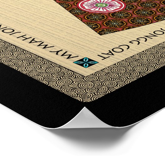 Mijn Mah Jongg Coat 05: Poster 18 x 24 inch (Hoek)