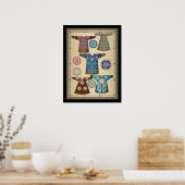 Mijn Mah Jongg Coat 05: Poster 18 x 24 inch (Keuken)