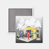 Mijn Mah Jongg Cottage Magneet (Voorkant / Achterkant)