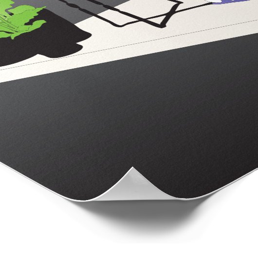 Mijn Mah Jongg Cottage Poster (Hoek)