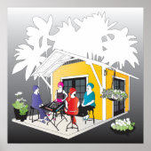 Mijn Mah Jongg Cottage Poster (Voorkant)