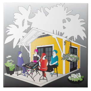 Mijn Mah Jongg Cottage Tegeltje