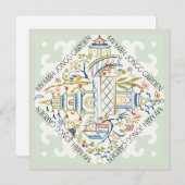 Mijn Mah Jongg Garden Flat Kaart (Voorkant / Achterkant)