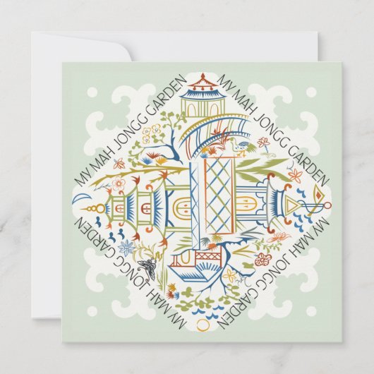 Mijn Mah Jongg Garden Flat Kaart (Voorkant)