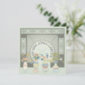 Mijn Mah Jongg Garden Flat Kaart (Staand voorkant)