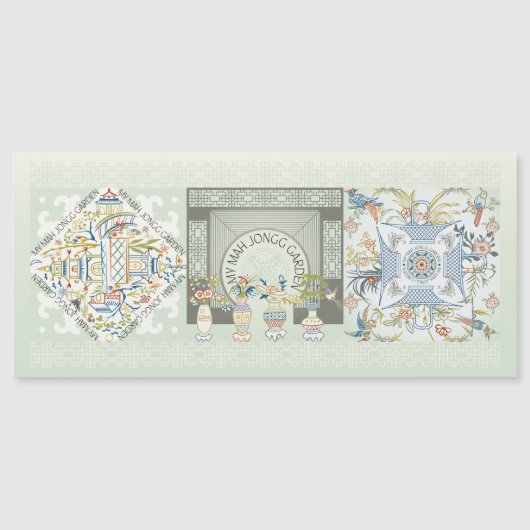 Mijn Mah Jongg Garden Magnetic Kaart (Voorkant)