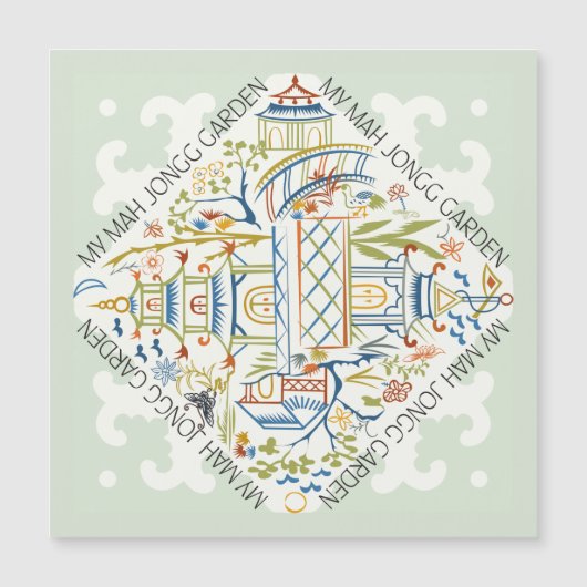 Mijn Mah Jongg Garden Magnetic Kaart (Voorkant)