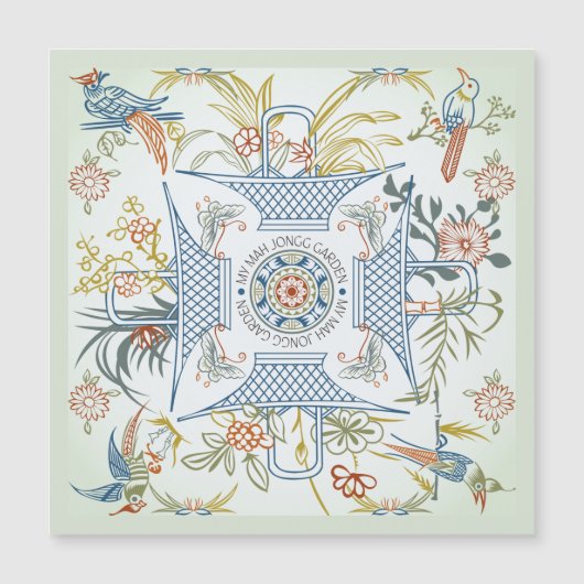 Mijn Mah Jongg Garden Magnetic Kaart (Voorkant)