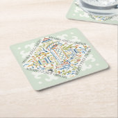 Mijn Mah Jongg Garden Onderzetters (Schuin)