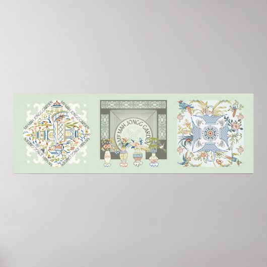 Mijn Mah Jongg Garden Poster (Voorkant)