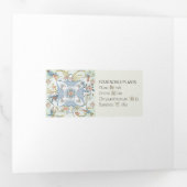 Mijn Mah Jongg Garden Trifold Kaart (Binnenzijde eerst)