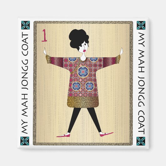 Mijn Mah Jongg Jas 02: Magneet (Voorkant)