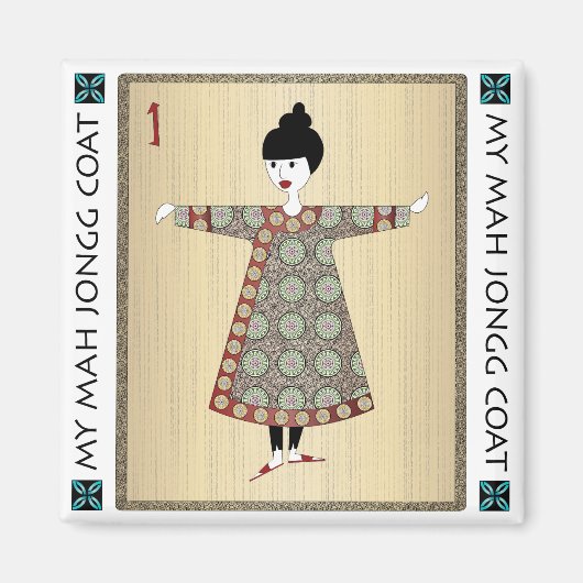 Mijn Mah Jongg Jas 03: Magneet (Voorkant)
