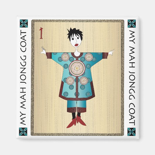 Mijn Mah Jongg Jas 04: Magneet (Voorkant)