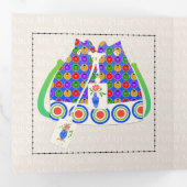 Mijn Mah Jongg Purse Drieluik Kaart (Binnenzijde eerst)