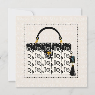 Mijn Mah Jongg Purse Flat Kaart