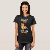 Mijn Maine Coon houdt van me T-shirt (Voorkant volledig)
