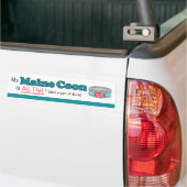 Mijn Maine Coon is alles. Funny Kat Bumpersticker (Op Truck)