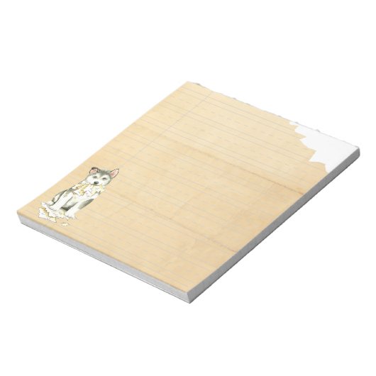 Mijn Malemute Ate Mijn thuiswerk Notitieblok (Linkerzijde)