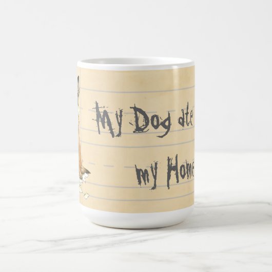 Mijn Malinois Ate Mijn thuiswerk Koffiemok (Center)