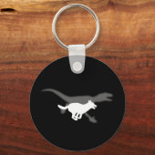 Mijn Malinois jouw probleem met Belgische Malinois Sleutelhanger (Achterkant)