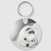 Mijn Maltee Sleutelhanger (Voorkant)