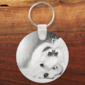 Mijn Maltee Sleutelhanger (Voorkant)