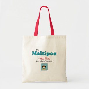 Mijn Maltipoo is alles. Tote Bag