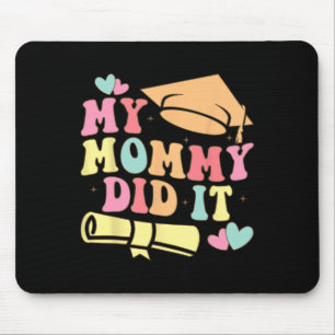 Mijn mama deed het Afstuderen gediplomeerd door ma Muismat