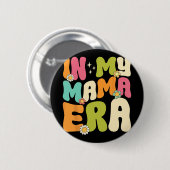 Mijn Mama Era Groovy Moederdag Vrouwen Moeder Leve Ronde Button 5,7 Cm (Voorkant /achterkant)