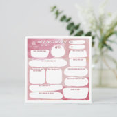 Mijn mama_gepersonaliseerd wenskaart bedankkaart (Staand voorkant)