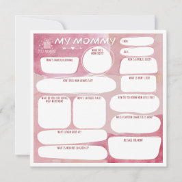 Mijn mama_gepersonaliseerd wenskaart bedankkaart