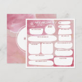 Mijn mama_gepersonaliseerde bedankkaart (Voorkant / Achterkant)