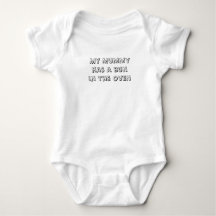 Mijn mama heeft een bun in de oven Baby Bodysuit B