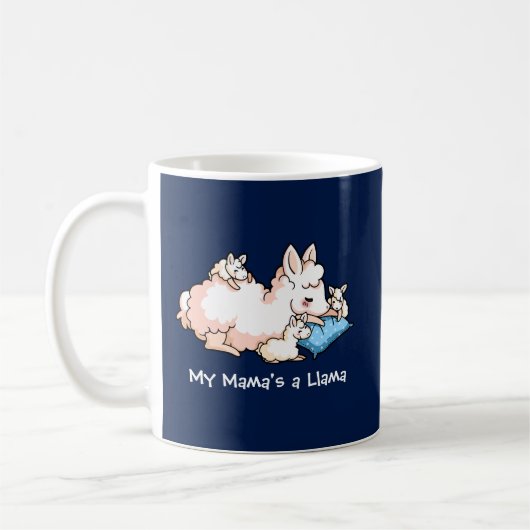 Mijn mama is een Llama Koffiemok (Links)