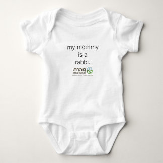 Mijn mama is een Rabbi Baby Bodysuit. Romper