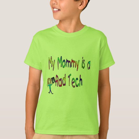 Mijn mama is een Rad Tech (Kinderhemden) T-shirt (Voorkant)