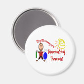 Mijn mama is een respiratoir therapeut magneet (Voorkant / Achterkant)