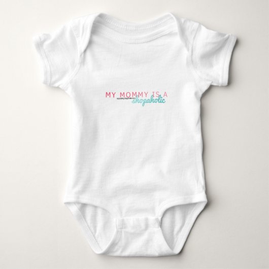 Mijn mama is een Shopatholic Romper (Voorkant)