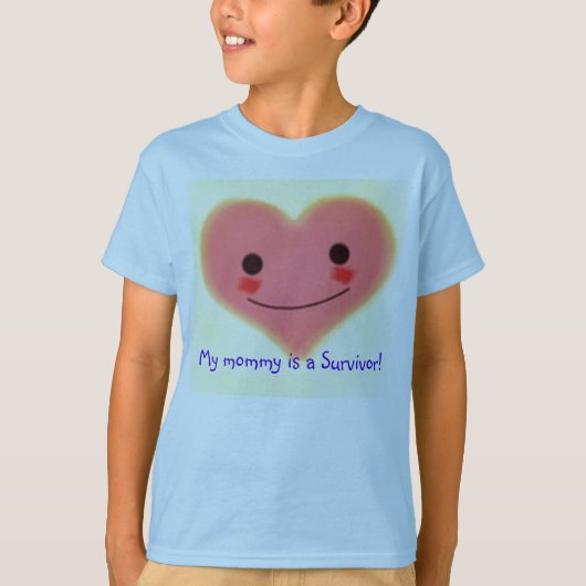 Mijn mama is een Survivor! T-shirt (Voorkant)