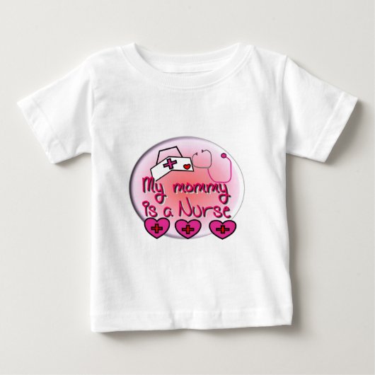 "Mijn mama is een verpleegster" Kinder T-shirt (Voorkant)