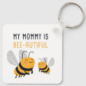 Mijn mama is een zielig Kind op moederdag. Sleutelhanger (Achterkant)