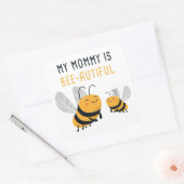 Mijn mama is een zielig Kind op moederdag. Vierkante Sticker (Envelop)