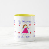 Mijn mama is het beste mok (Midden)