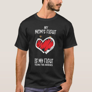Mijn mama is mijn voedingsleer... lintje. t-shirt