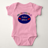 Mijn mama is politieagent romper (Voorkant)