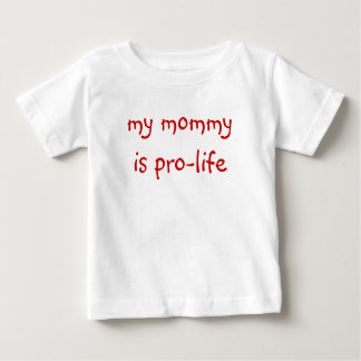 mijn mama is pro-leven (baby t-shirt)